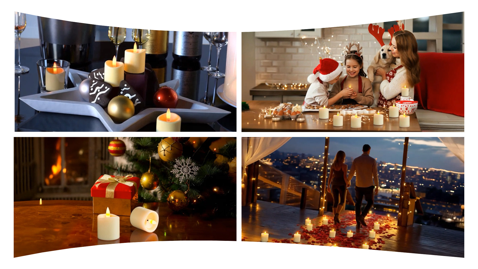 Image of Rechargeable Tea Lights Candles with Timer,1.5 inchx2 inchElectric LED Votive Candles Warm White for Valentines Decor, Wedding,Home Decoration(12pcs