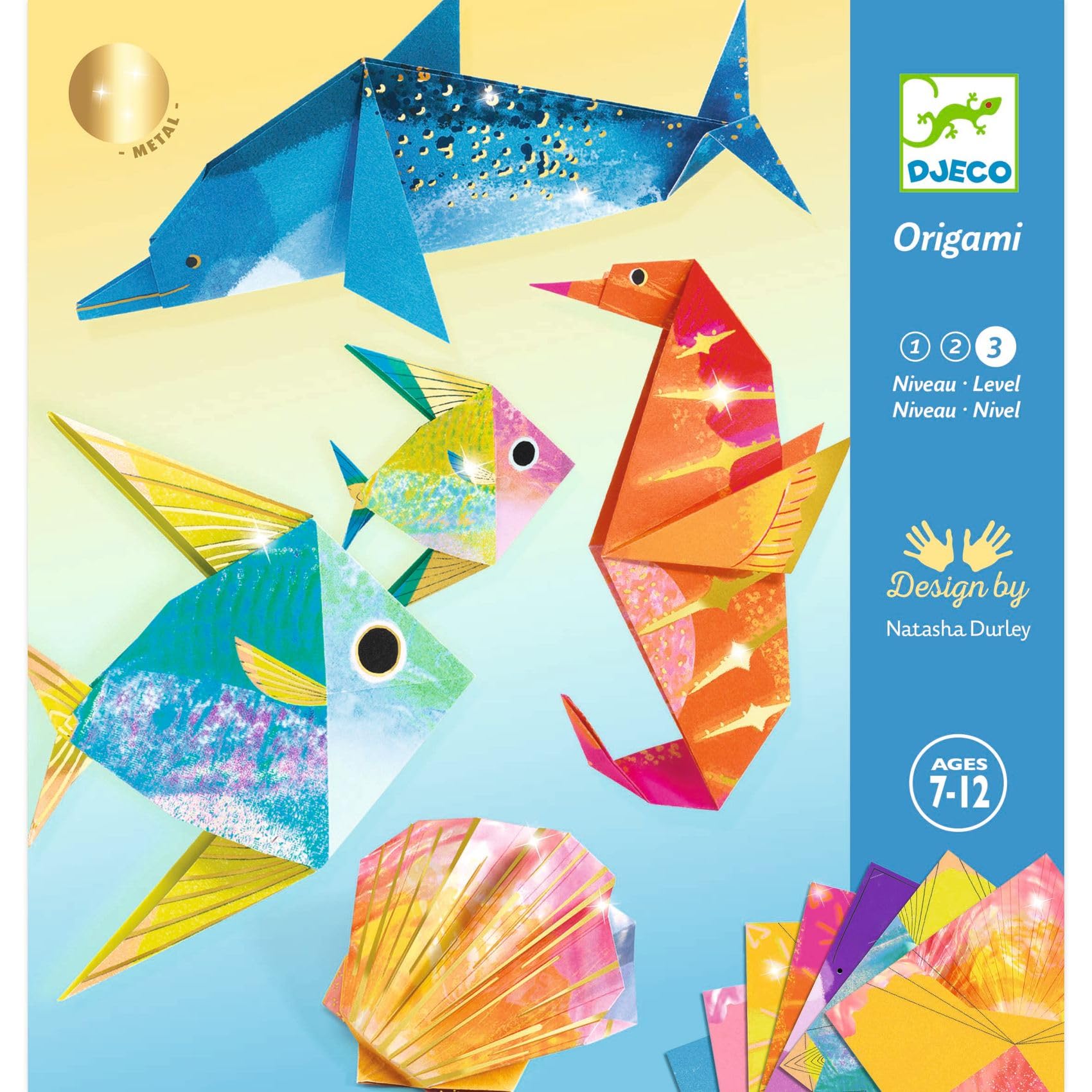 Djeco Origami Sea Creatures, Small