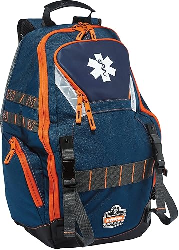 Miniatura 8 de Ergodyne Arsenal 5244 - Mochila de respuesta con suministros de botiquín de primeros auxilios de clase A incluidos, color naranja