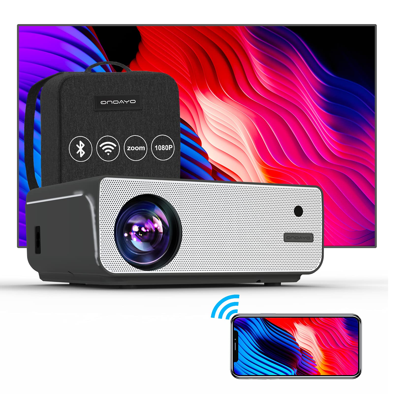 Amazon.com: Proyector para exteriores: proyector ONOAYO con