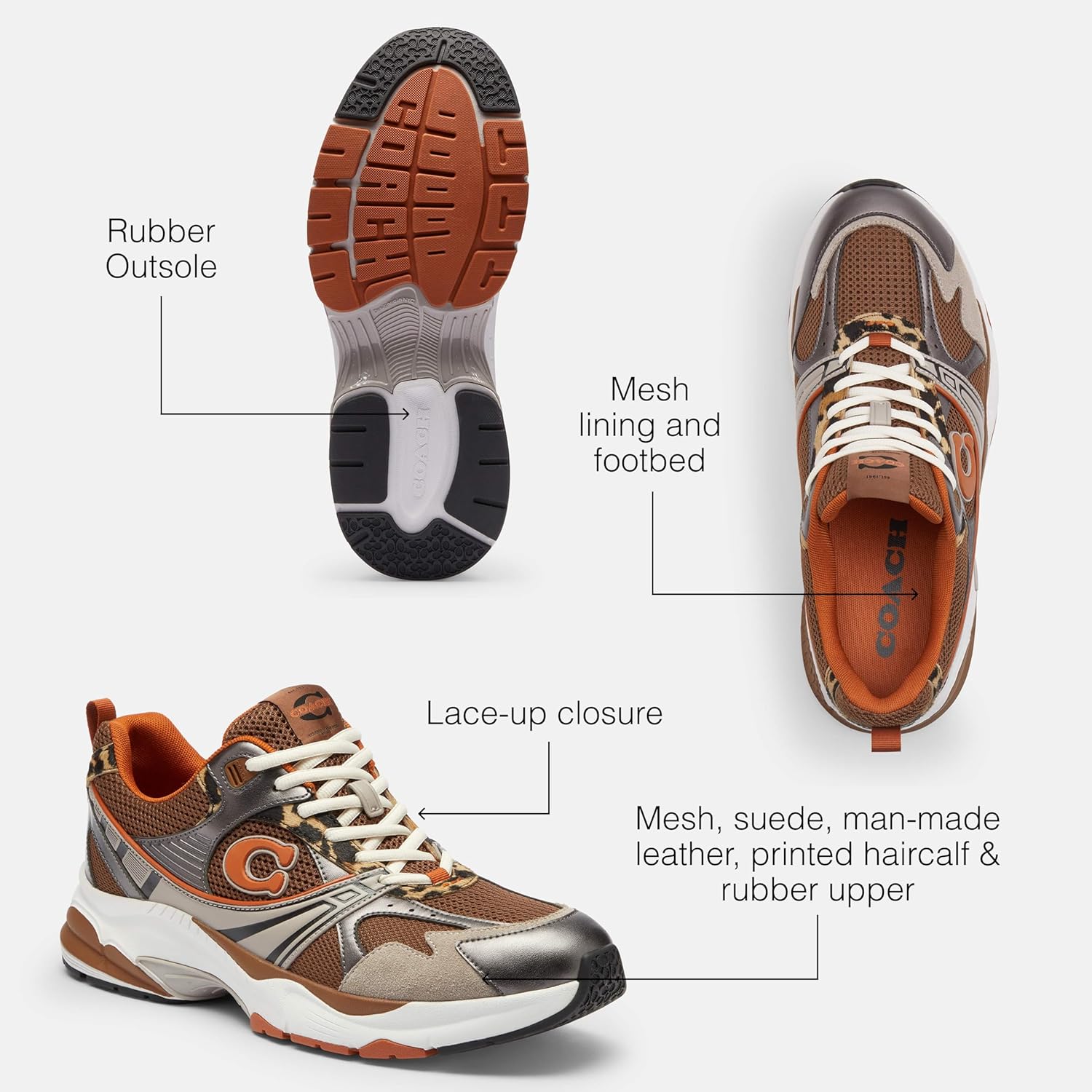 COACH Mesh Sneakers - Image 3