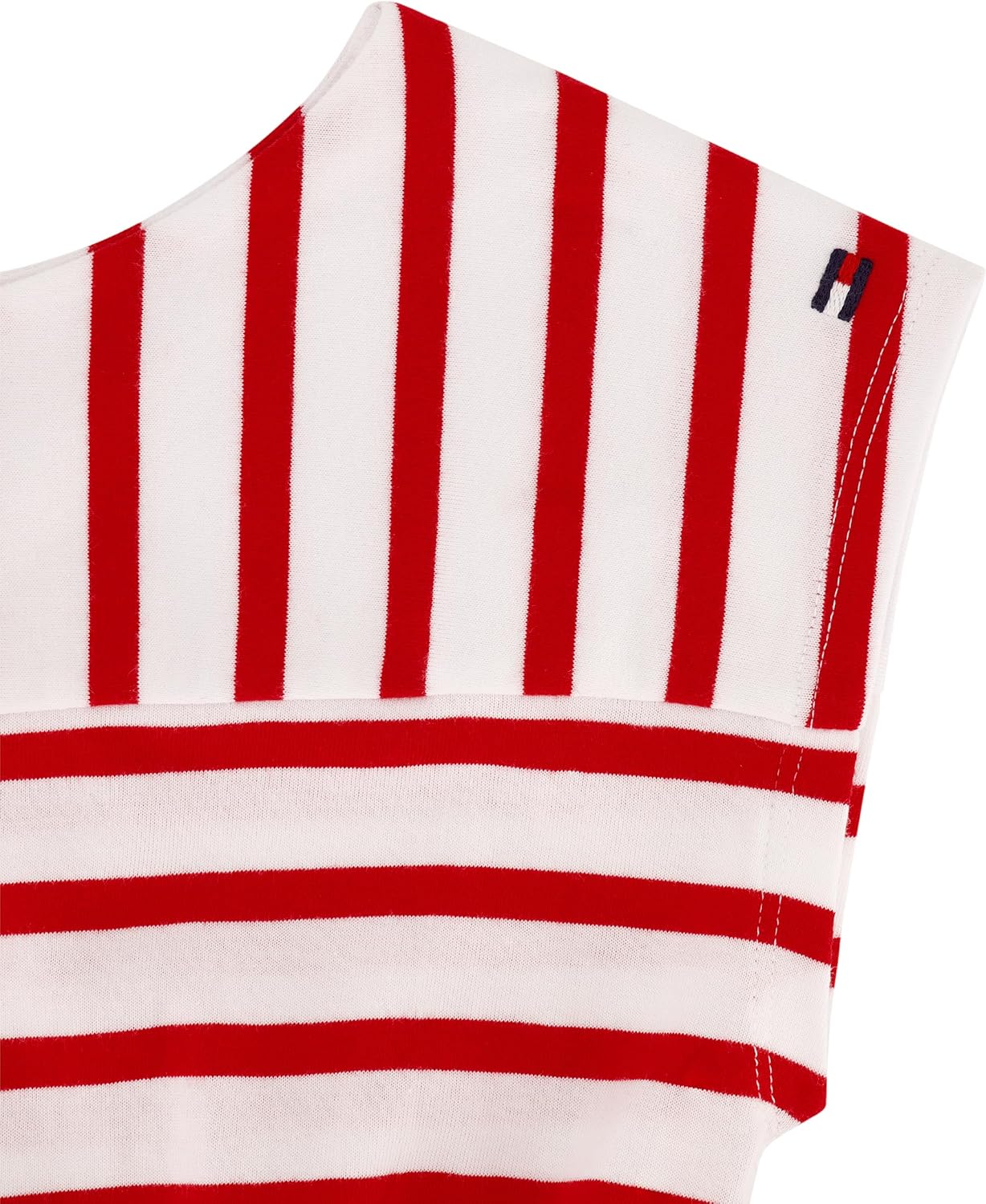 Tommy Hilfiger Girls' Short Sleeve Jersey Dress, Relaxed Fit with Cinched Waist