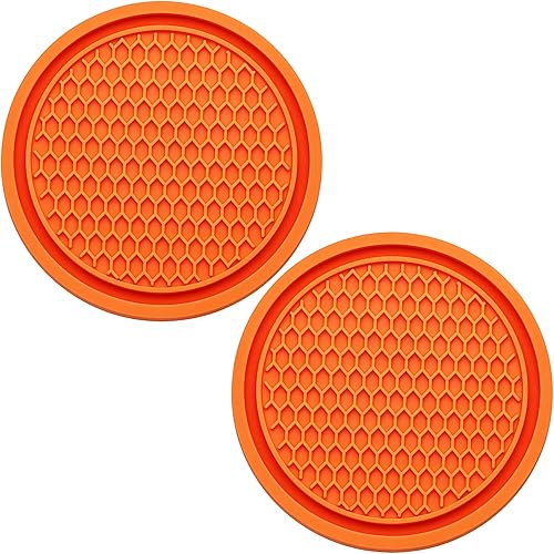 Miniatura 13 de 4PCS Posavasos para Portavasos de Coche, Posavasos Universales Antideslizantes para Portavasos de Auto, 2.75 Pulgadas Accesorios Universales