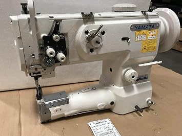 Yamata 1341 10" Cylinder Arm Walking Foot Needle Feed Sewing Machine,Table,Motor