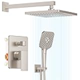 Gabrylly Shower System, Wall Mounted Shower Faucets Sets Complete for Bathroom with High Pressure 10