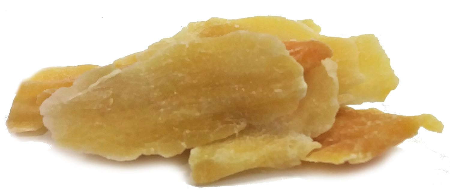 Natural Dried Mango Slices by Its Delish, 3 lbs Bulk Candied Dried Fruit | Low Sugar & No Color Added
