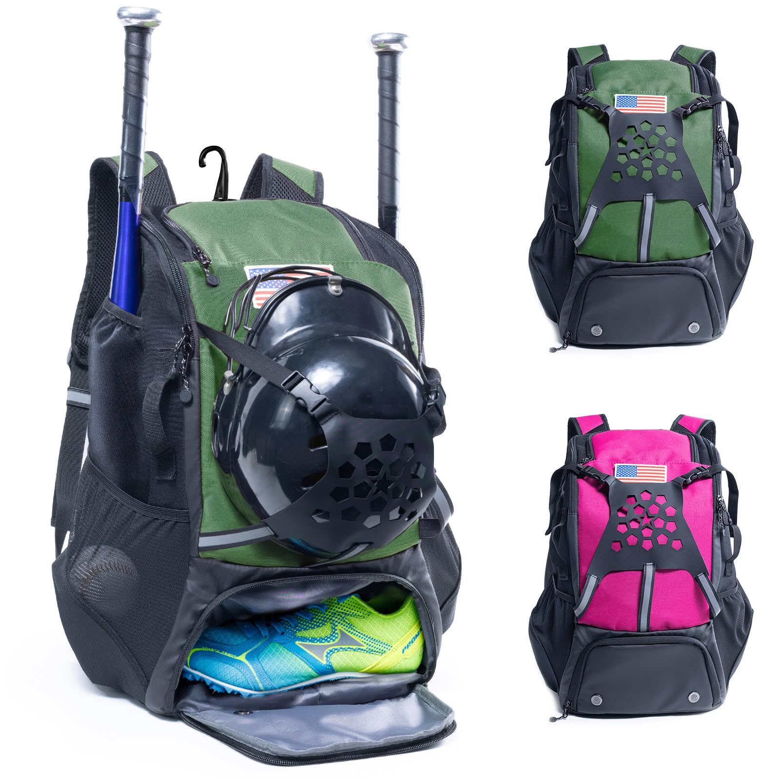 VIGEGARI Baseball Backpack