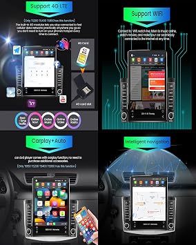 Android 12.0 Radio 2 Din Car Stereo 4G WiFi SWC DSP Carplay Applicable K-ia Sorento 3 2014-2017 GPS Navigation 10.4 Inch Touch Screen Earphone Multimedia Video Player FM BT Receiver, Ts150