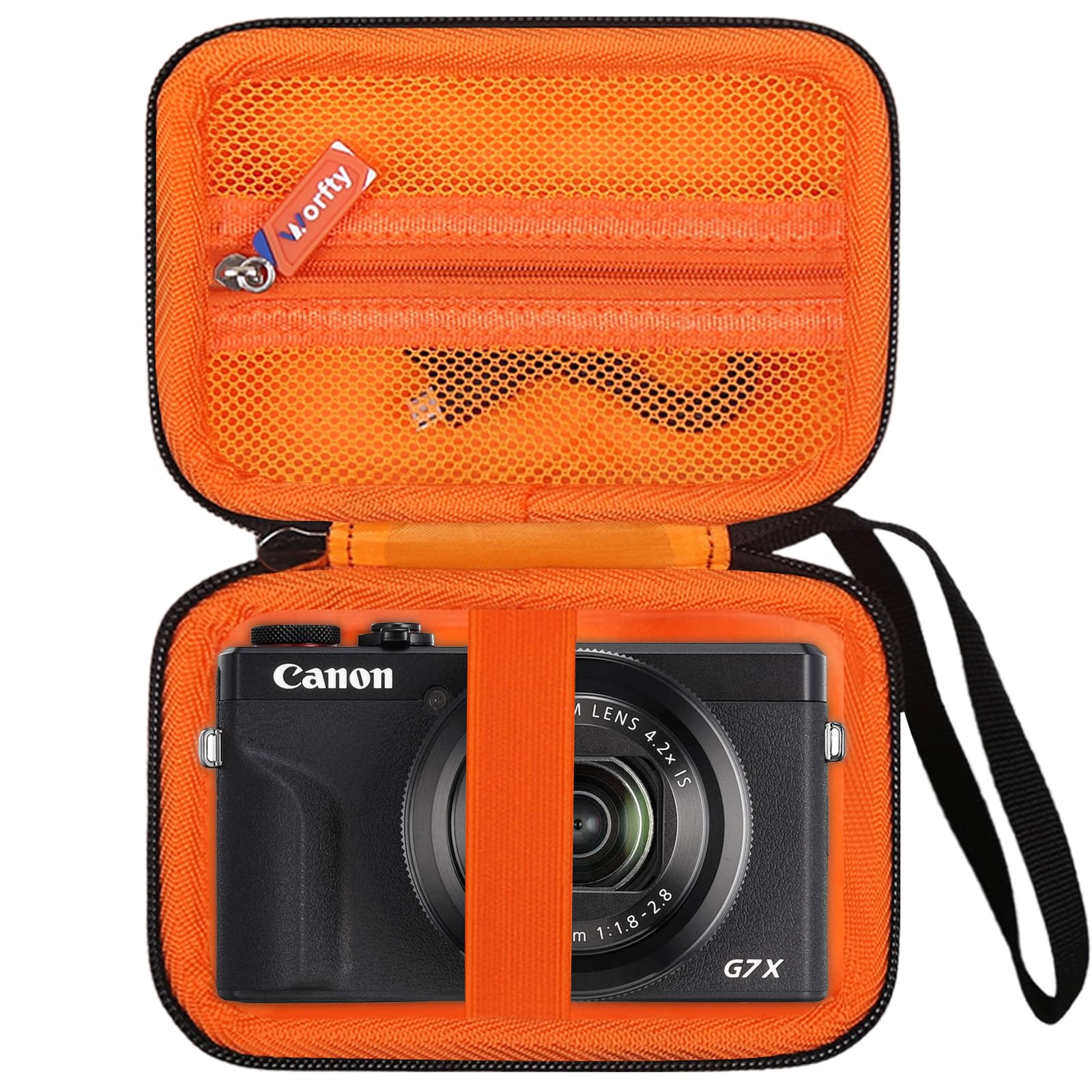worfty Camera Case Compatible with Canon G7x Mark III/ G7X Mark II, Digital Camera Case for Powershot G7x Mark III / G9 X Mark III 4K Vlogging Digital