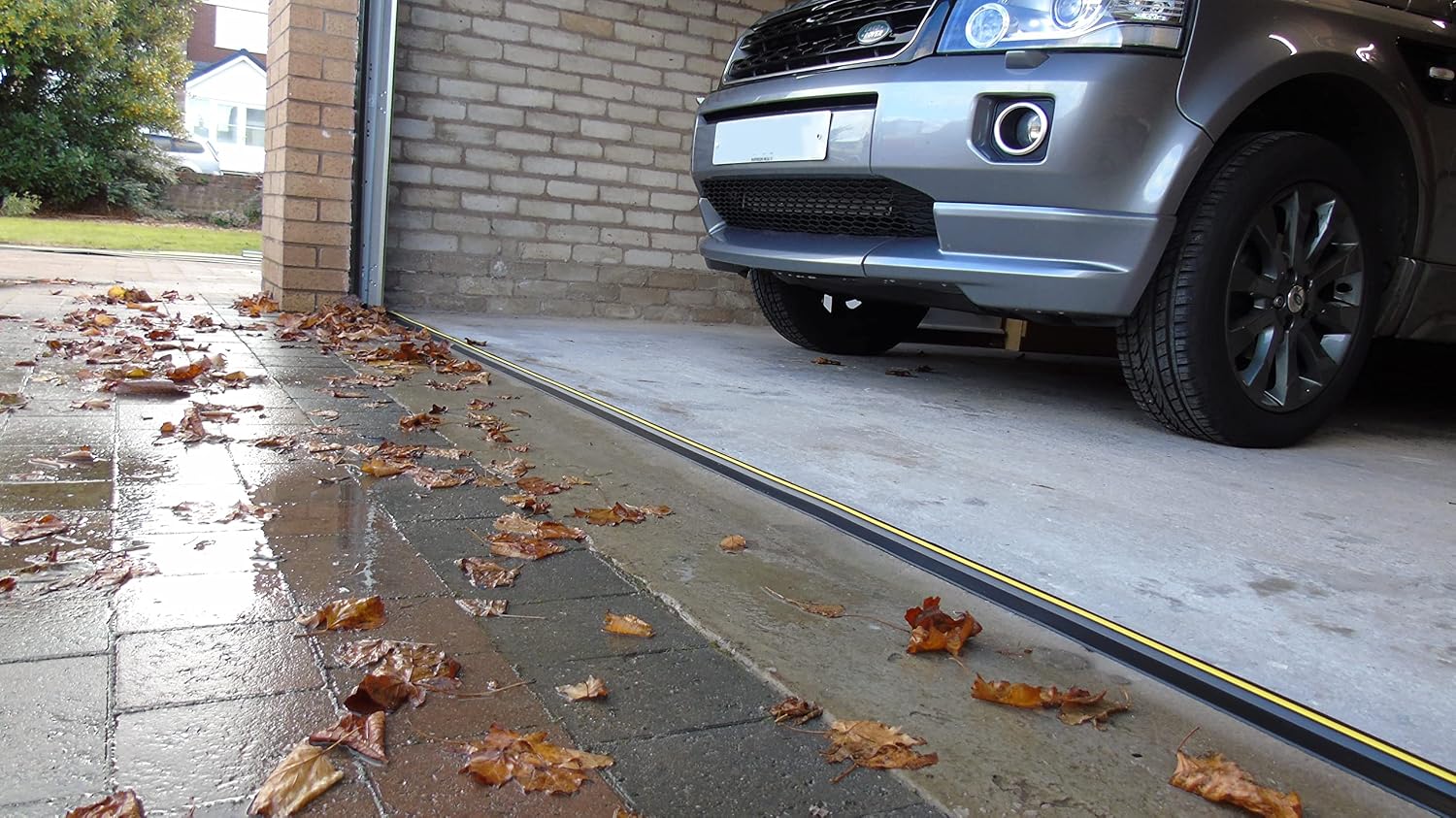 ½” High Garage Door Threshold Seal Kit 18’3” Length | Flexible PVC | Complete Kit Includes 2 Adhesives | GaraDry