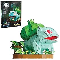 4D Build, Pokémon Bulbasaur 3D Model Kit, Pokémon Collectibles, Kanto Starter Collection, Desk Décor, Puzzle per adulti, Building Toys, Puzzle 3D per adulti e ragazzi, 195 pezzi, per Ages 12 & Up