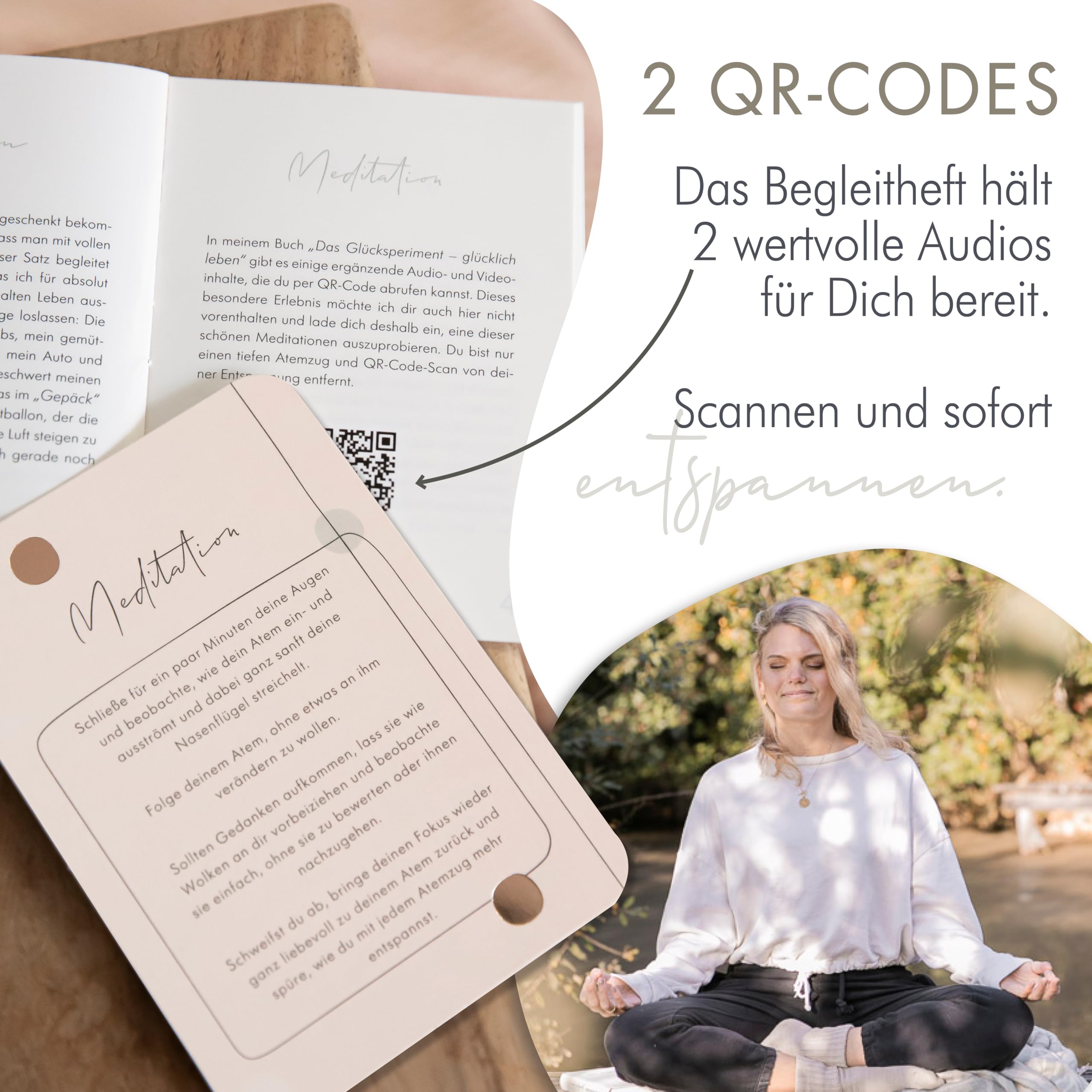 Momentos de confeti – Producto B – Pequeño daño al embalaje | Tarjetas de atención plena | Afirmaciones positivas para adultos y niños con folleto de acompañamiento y meditación a