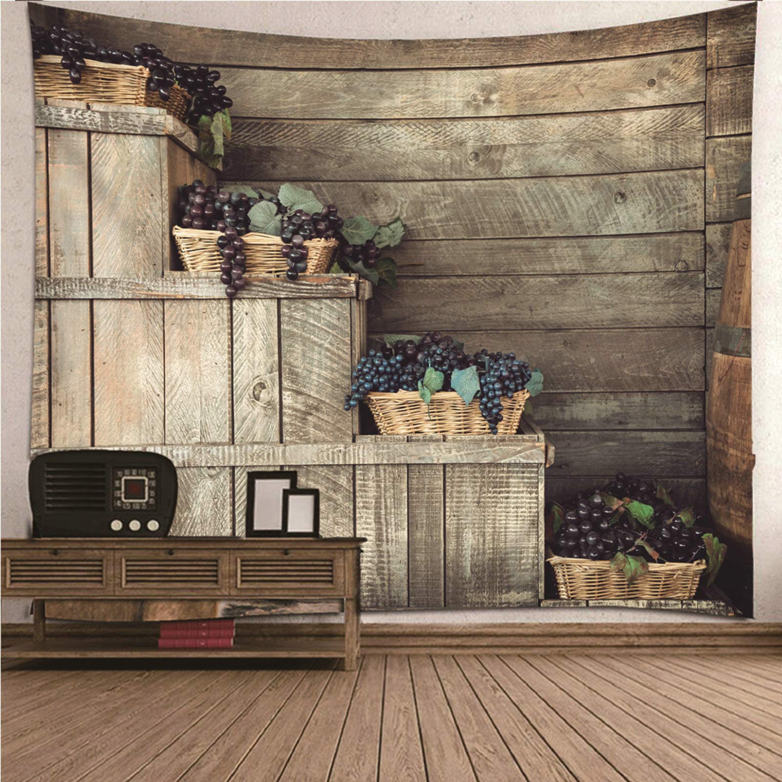Tapiz de pared lavable de gran formato con estampado 3D nítido para mantel