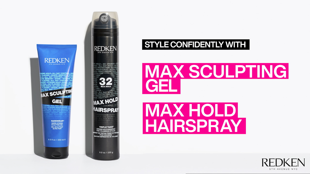 Redken Max High-Hold Hairspray, Humidity Protection, Anti-Frizz