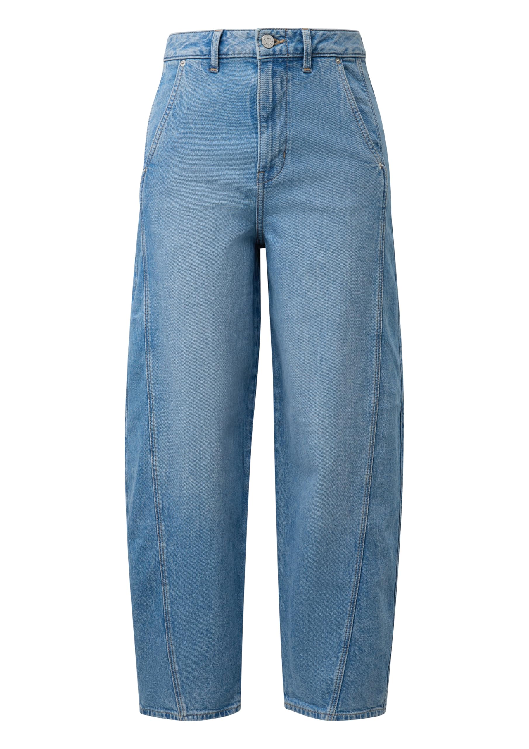 s.Oliver Ankle-Jeans/Relaxed Fit/High Rise/Barrel Leg