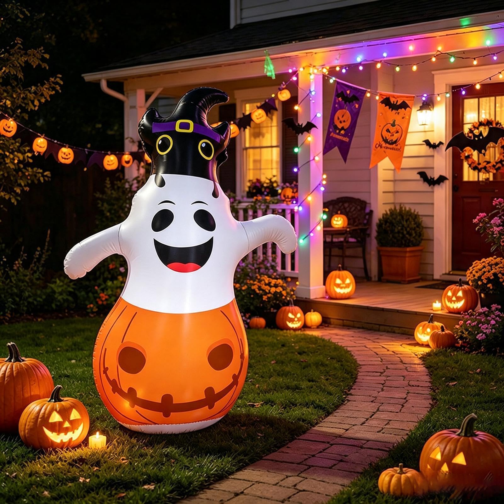 Hinchables Halloween Hinchables Calabaza Fantasma Tumbler Patio