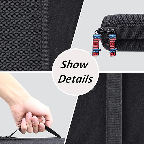 Miniatura 8 de khanka Estuche de transporte duro de repuesto para Baseus 100W USB C Cargador portátil portátil 20000mAh Power Bank, solo funda