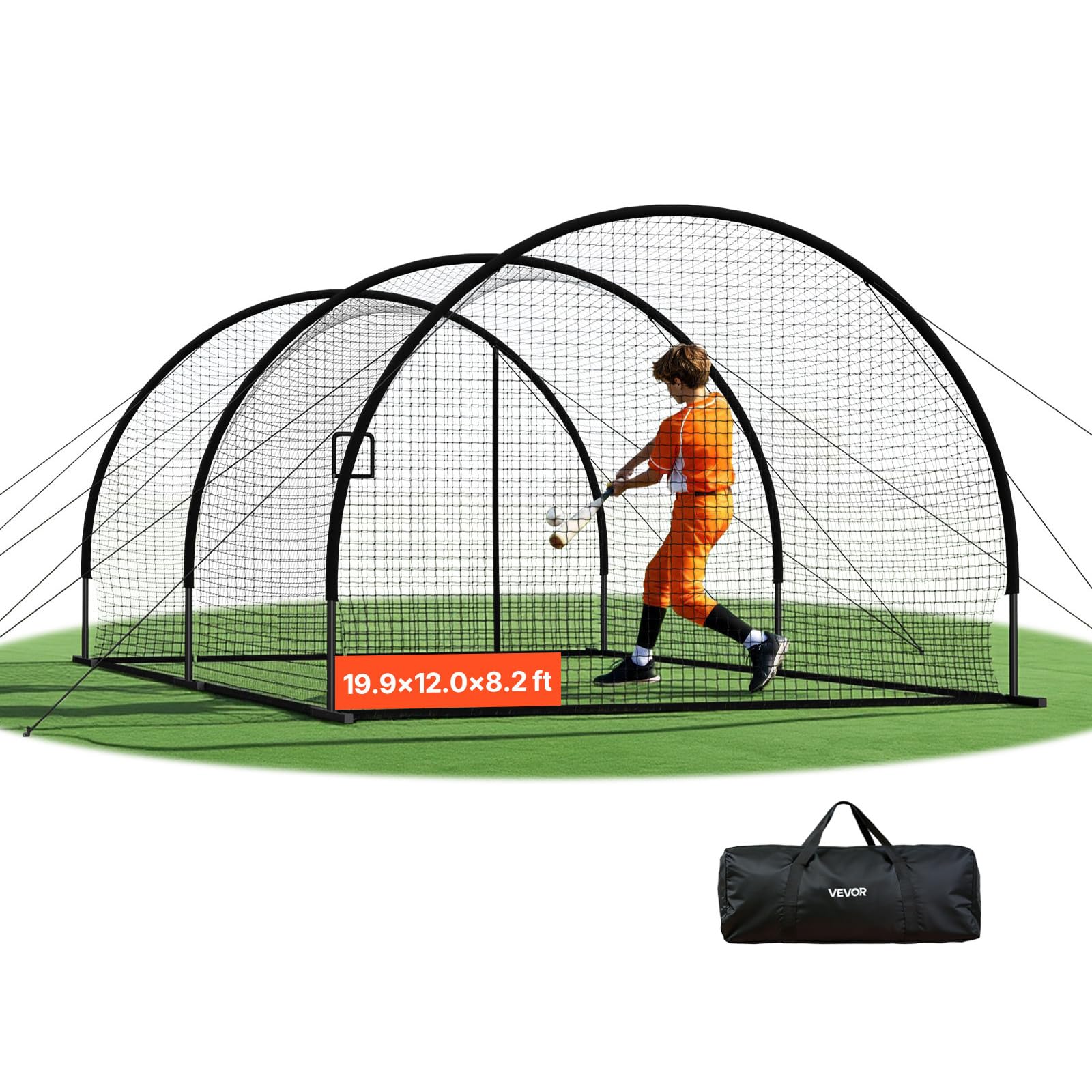 Baseball Batting Cage Net - Practice Net for Softball -17