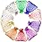 SUMAJU 100 Pieces Moon Star Organza Jewelry Candy Bags, 4.7x3.5 Inch Random Color Organza Favor Bags Gift Pouch with Drawstring for Wedding Christmas Party Favors