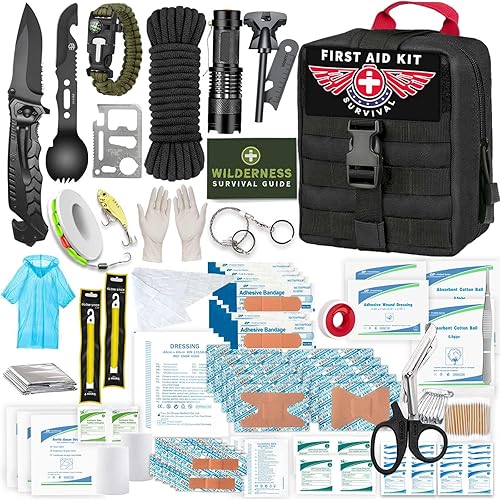 Vista 16 de VEITORLD Gifts for Men Dad Him Christmas - Survival Gear and Equipment 12 in 1, Survival Kits - Cool Unique Fishing Hunting Birthday Gifts for