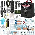 VEITORLD Gifts for Men Dad Him Christmas - Survival Gear and Equipment 221 in 1, Survival Kits - Cool Unique Fishing Hunting Birthday Gifts for Husband Teen Boy Boyfriend Women, Mens Stocking Stuffers