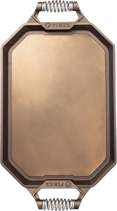 FINEX Cast Iron Double Burner Griddle