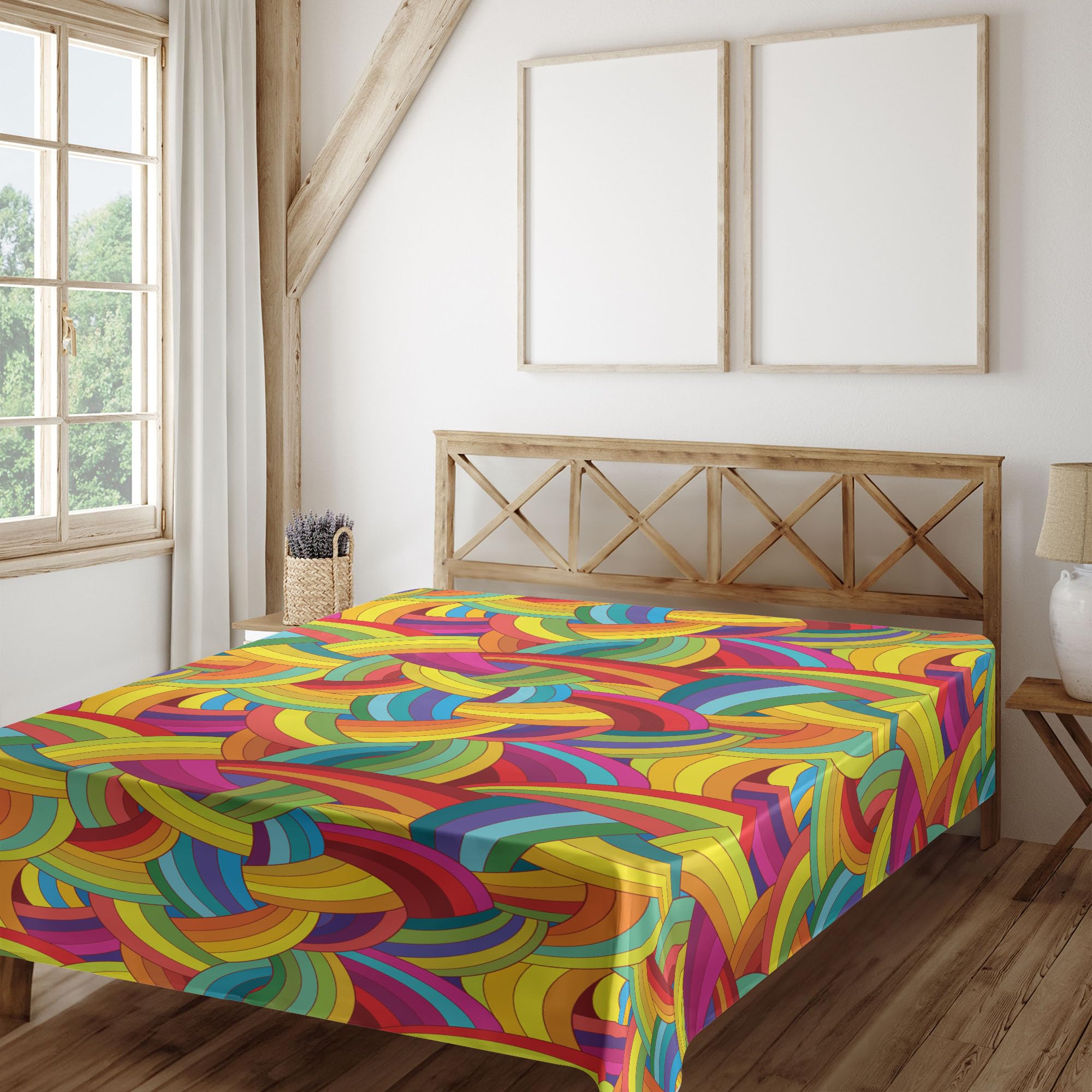 KBC linen Satin Flat Sheet Full [1-Piece Flat Sheet Only, Dark Grey] Hotel Luxury Silky Flat Bed Sheet - Extra Soft Silky Satin Flat Sheet/Top Sheet