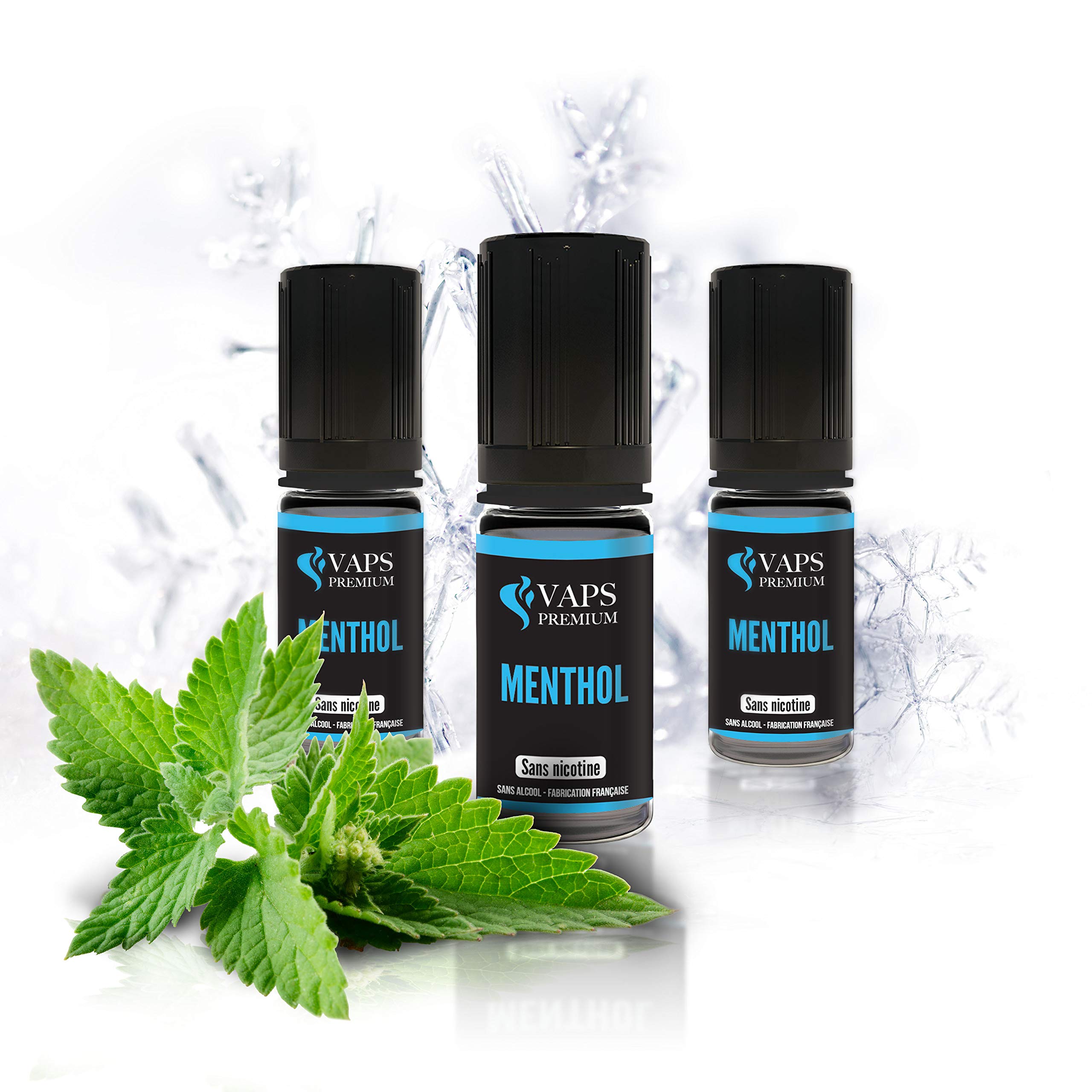 Vaps'Premium – Menthol E-Liquid - 3 x 10 ml – 00 mg