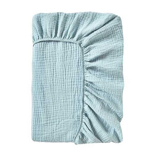 Miniatura 4 de Funda para cambiador para bebés, niñas y niños, sábanas de muselina de algodón para cambiador de pañales, suave y transpirable