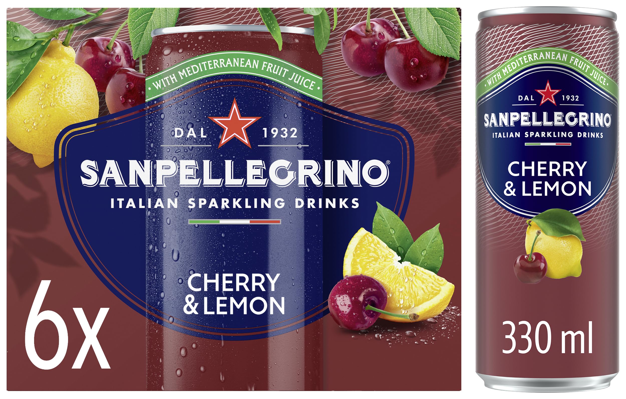 San Pellegrino Cherry & Lemon 6x330ml