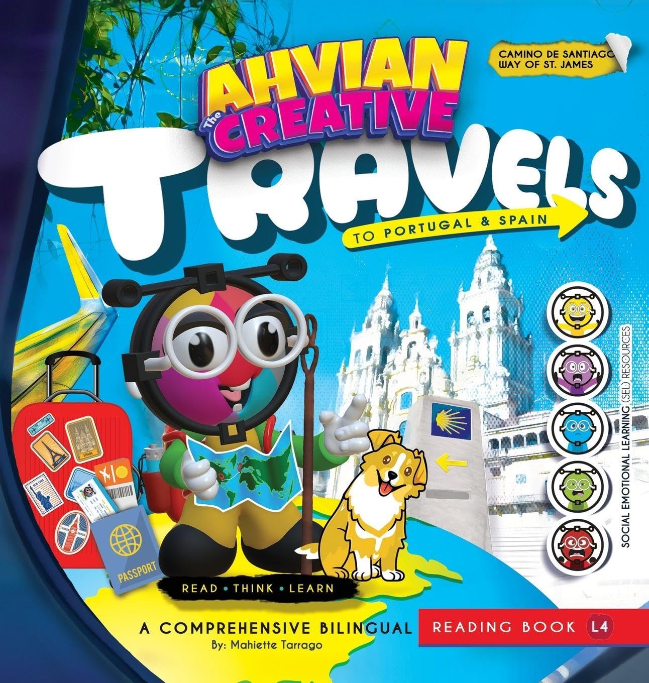 Ahvian The Creative "Travels" Spain - Bilingual Reading Book: (Read, Think, Learn) - Social Emotional Learning (SEL) Resources