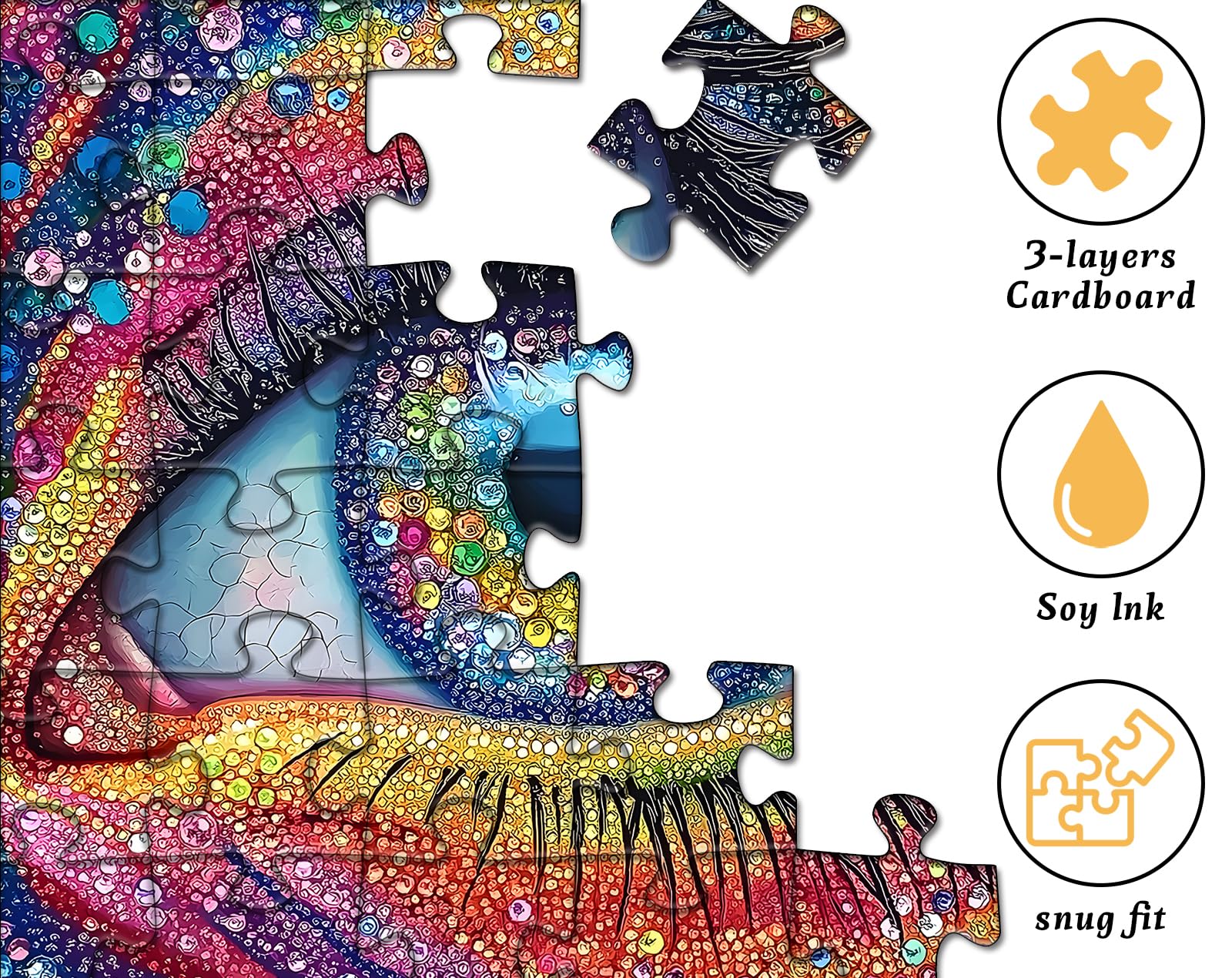 Amazon.com: Impossible Puzzles for Adults 1000 Pieces, Colorful