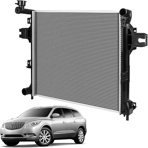 OCPTY Radiador apto para Jeep Grand Cherokee 2005-2010, Commander 2006-2010 3.0L 3.7L 4.7L 6.1L V6 V8 4WD AWD RWD RK1138 Radiador de repuesto 23-1/8