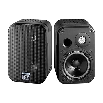 MX KONTROL 200 Watt Peak and 50 Watt RMS Bookshelf Speaker (Black)