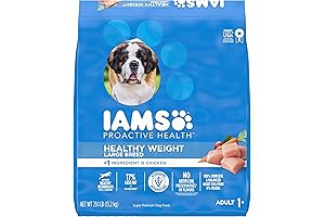 IAMS Proactive Health Healthy Weight Control Large Breed Adult Dry Dog Food with Real Chicken
