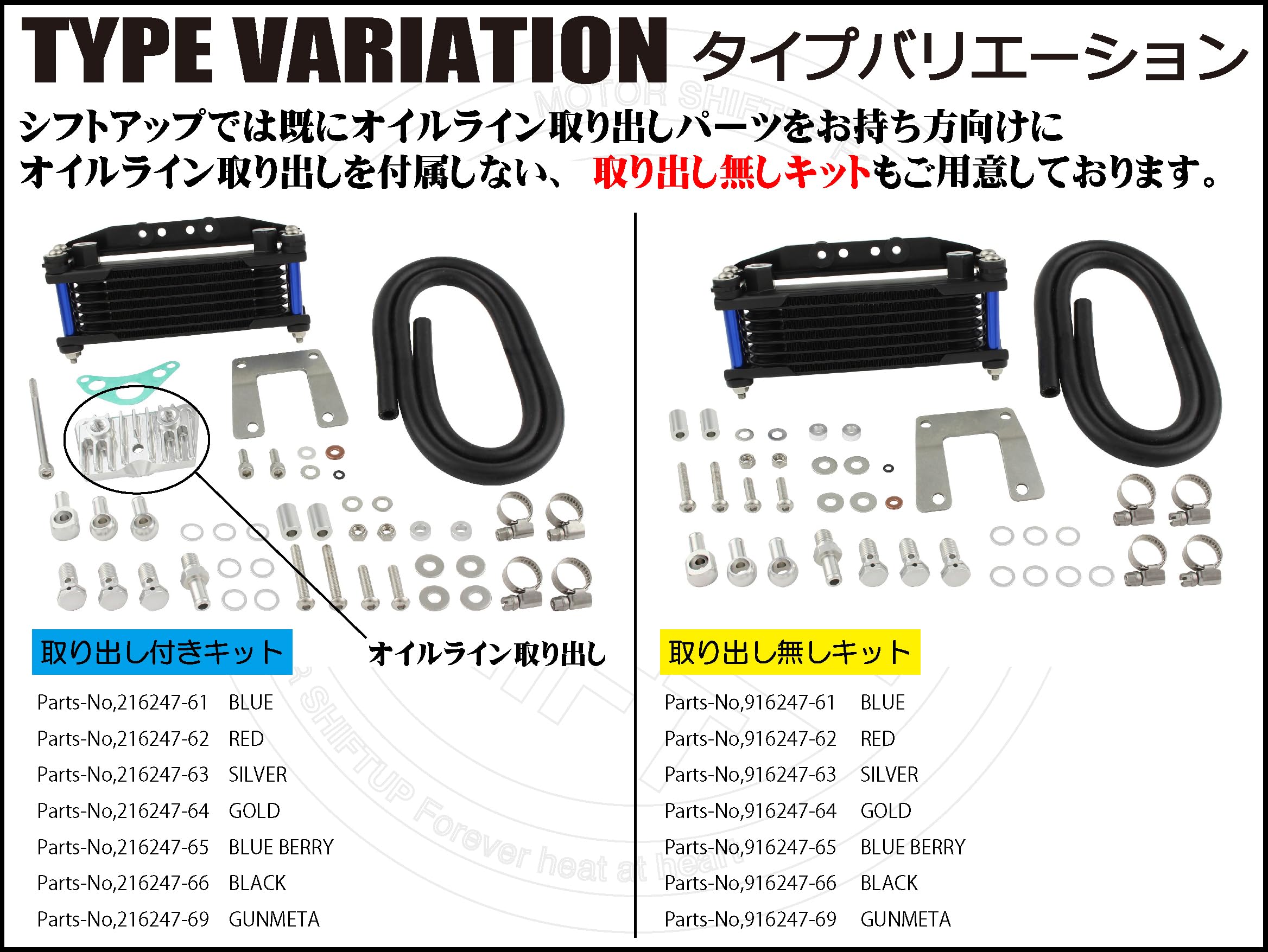 ナッツさん専用ページ Amazon | シフトアップ(SHIFT UP) バイク用品 オイルクーラー