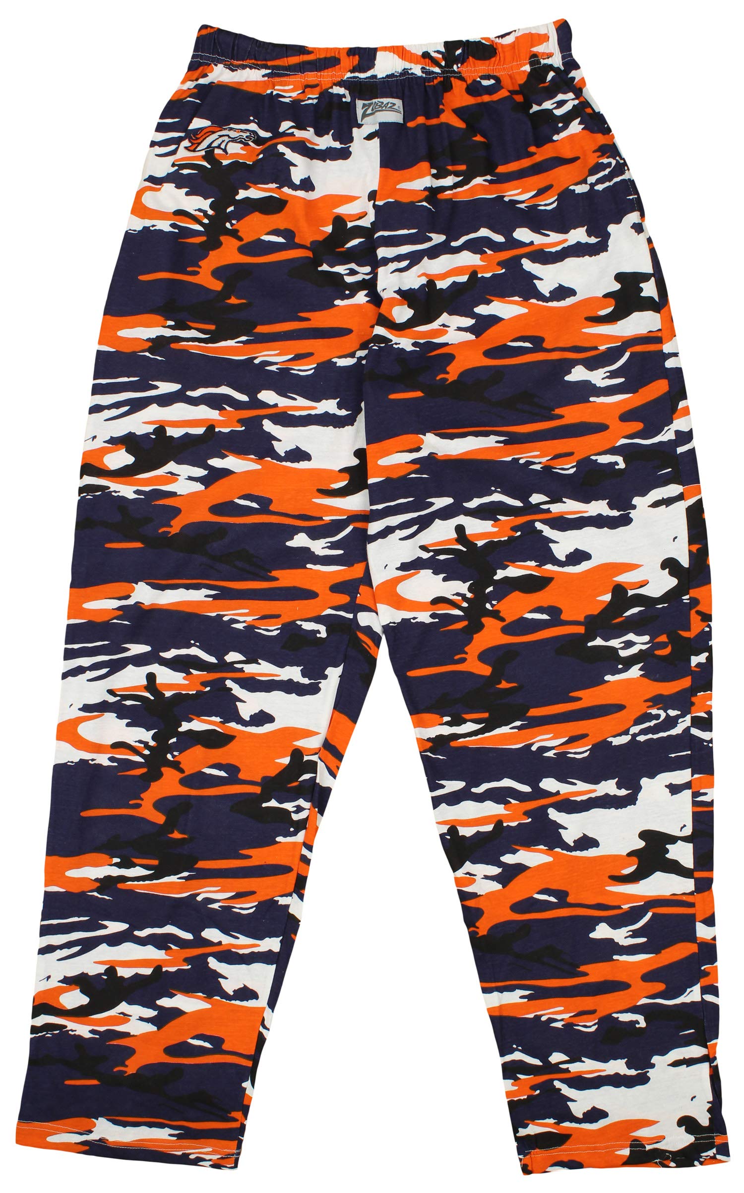 Zubaz NFL Den Bron NVY/Or Camo Pant Large