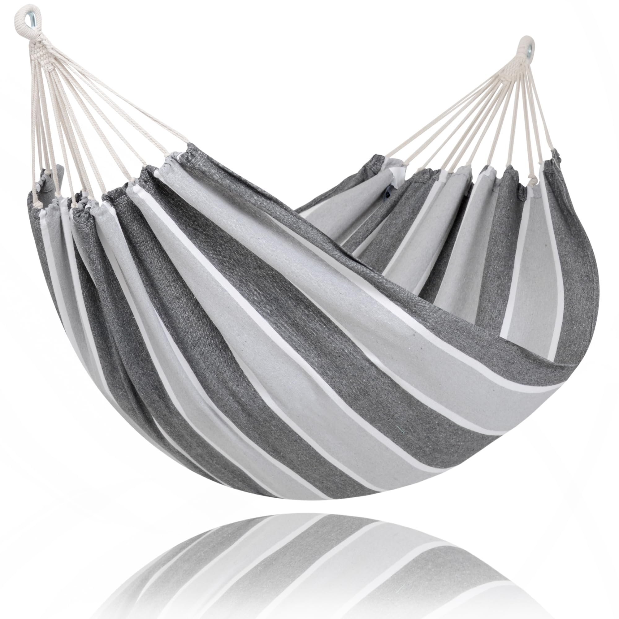 SUNCREAT Portable Heavy Duty Tree Hammock, Dark Gray &amp; Light Gray