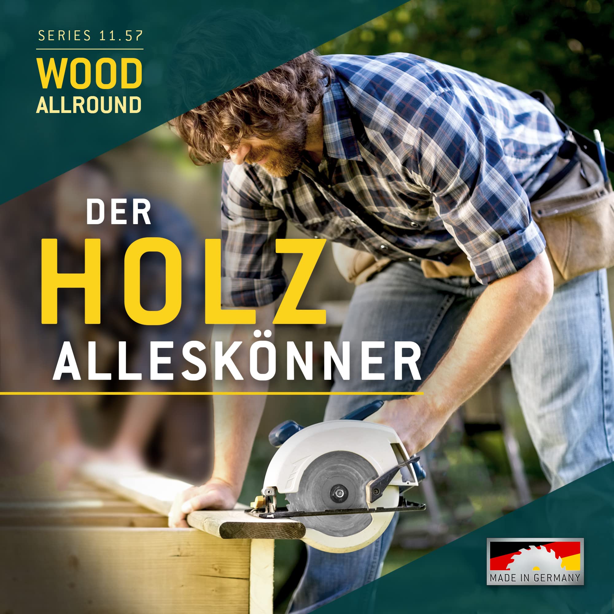 Bayerwald - HM brzeszczot do piły tarczowej - Ø 160 mm x 2,2 mm x 20 mm | ząb zmienny (28 zębów) | Otwory dodatkowe: TS 55 + TSC 55 + ATF 55 + AP 55 | mała szerokość cięcia, idealna do piły tarczowej akumulatorowej