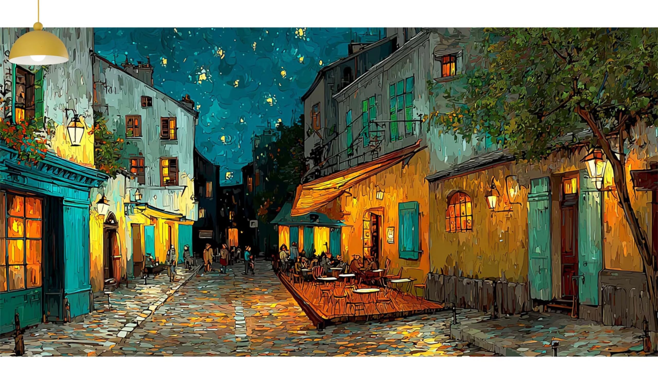 City Diamond Art Landscape Diamond Painting Arts and Crafts dla dorosłych, zestaw do malowania diamentami 5D, dorosłych, Crysta, haft krzyżykowy, rękodzieło, obrazy, zestaw do haftowania dla