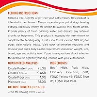 Vista 5 de Good'n'Fun Trenzas de cuero crudo de triple sabor para perros, paquete de 35