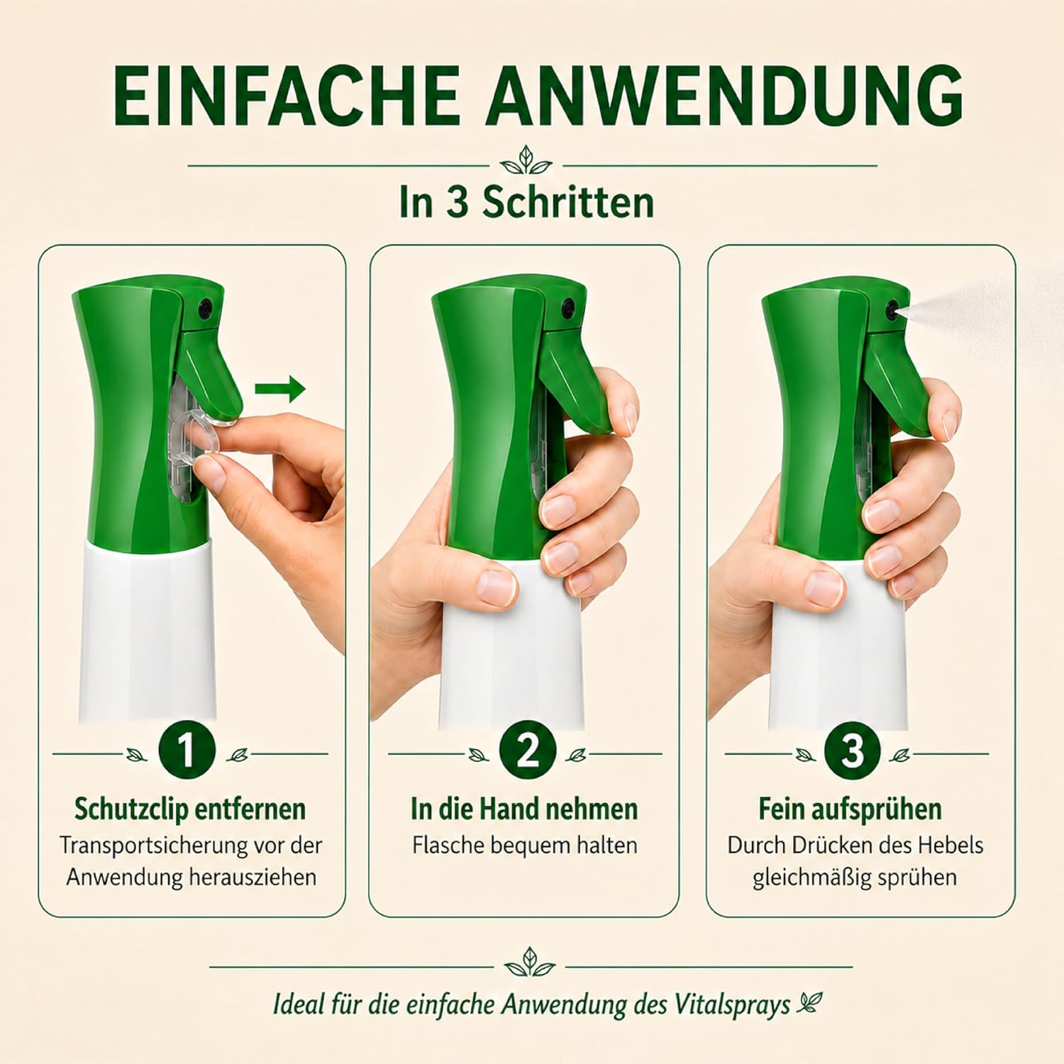 Garten Lux Spray Engrais Orchidée d'Intérieur, 300 ml, 16 nutriments | Prêt à l'emploi, brume fine pour feuilles et racines, flacon rechargeable – pour orchidées et plantes d'intérieur. — vue 6