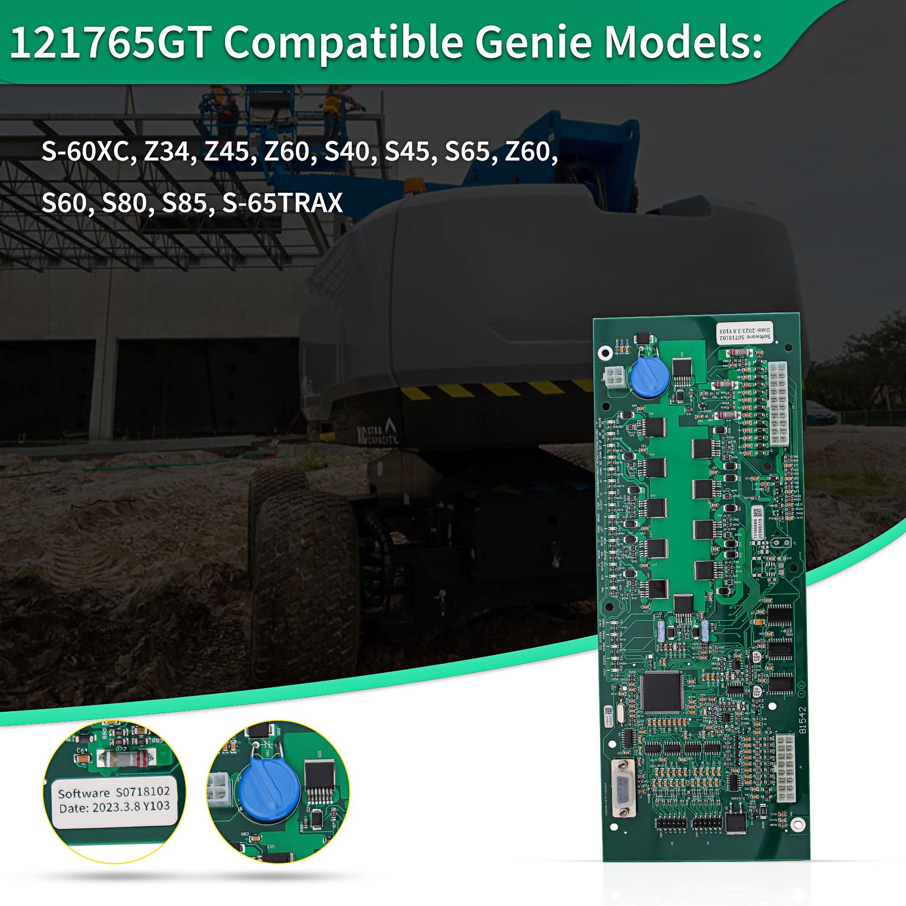 Replace 121765GT 121765 ALC500 PCB ECM Circuit Board Compatible