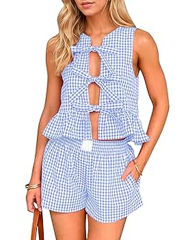 【正規品】 andmary Rimma check set tops Rimma check set tops