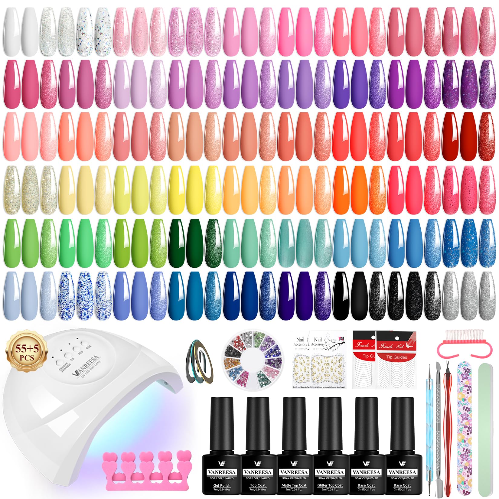 VANREESA Gel Nail Polish Set