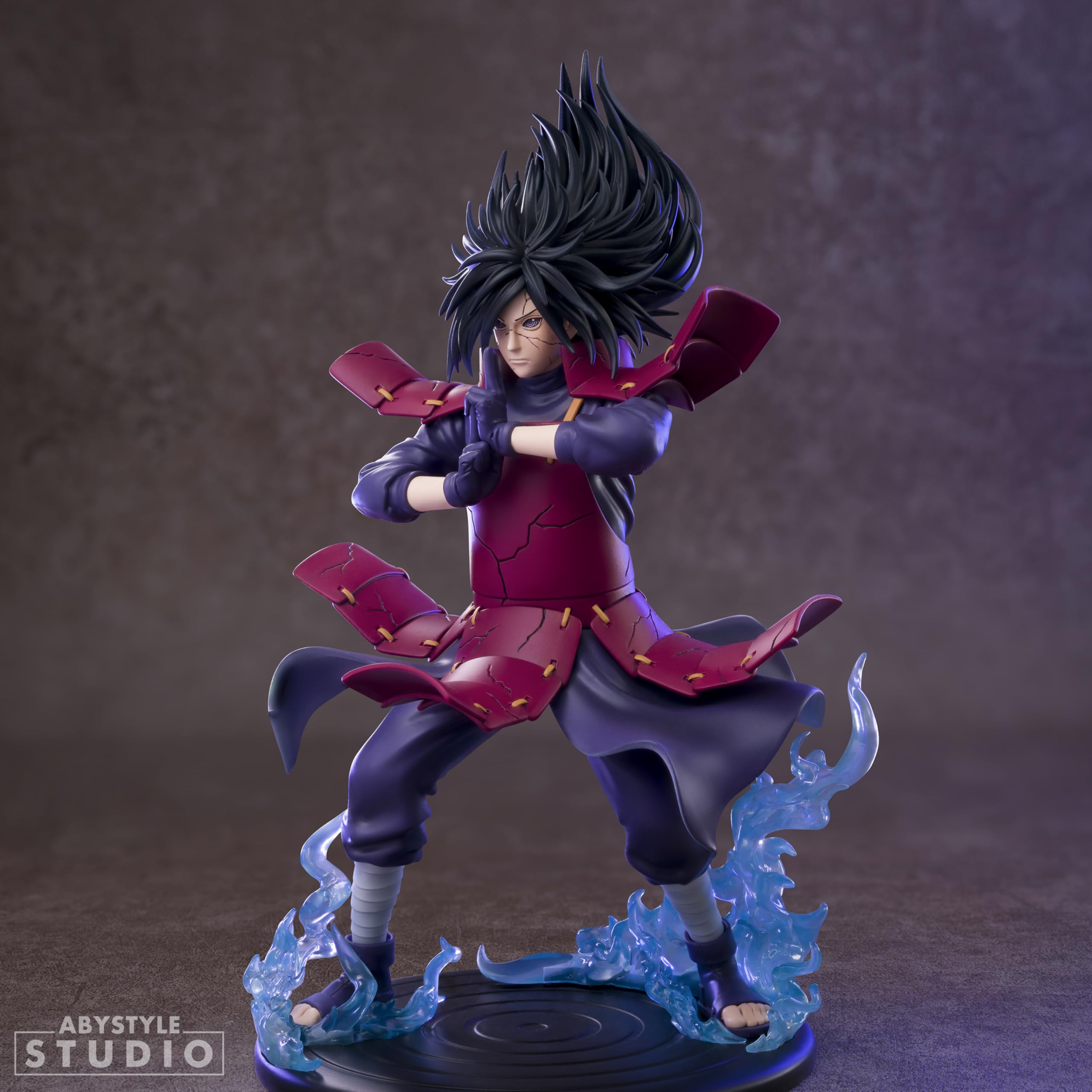 ABYSTYLE Studio – Figurine Naruto Shippuden Madara Uchiha – Produit Officiel – Statue Premium – Finitions Haute Qualité – Pièce de Collection