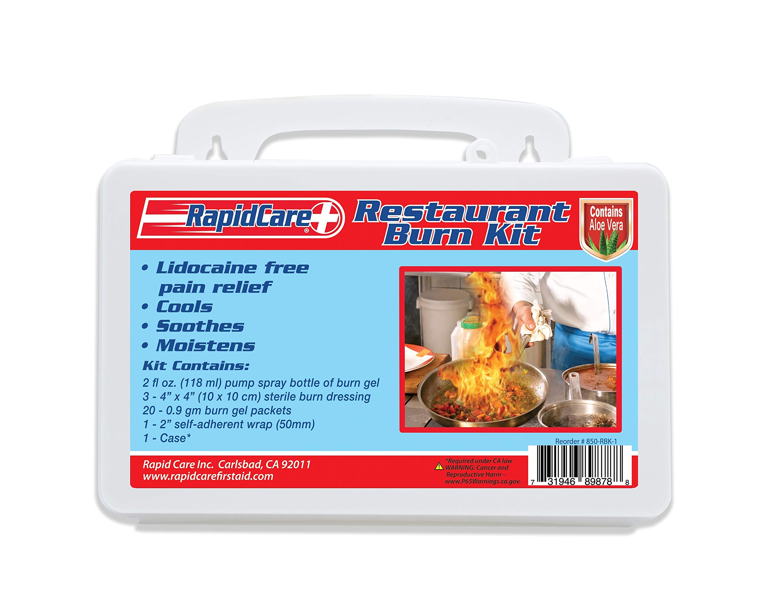 Buy Rapid Care First Aid 850RBK1 Emergency Restaurant Burn Kit
