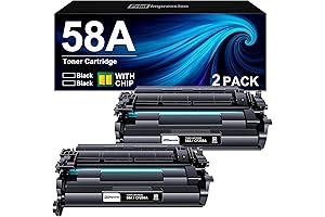 Superb 58A CF258A Toner Replacement for Smooth Printing (2- Pack)