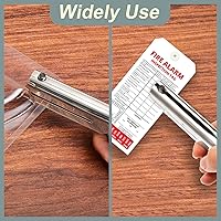 Vista 5 de Perforadora de papel resistente con capacidad de 25 hojas, perforadora de papel reducida, perforadora de un solo agujero de 2 pulgadas de alcance