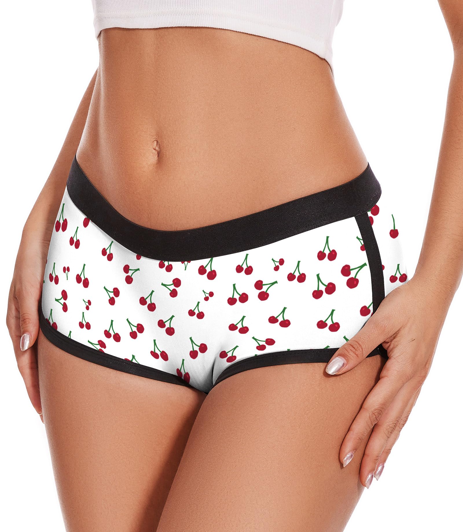 Aueyan Womens Boyshorts Panties Stretchy Boxer Briefs Novelty Lounge Sleep Shorts